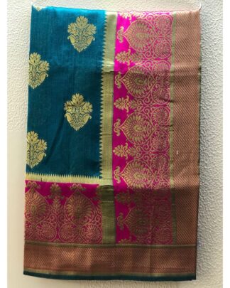 Banarasi Crystal Handloom Weaving Silk Saree