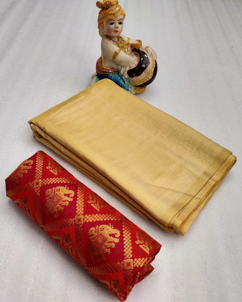 Sana Silk Beige Saree