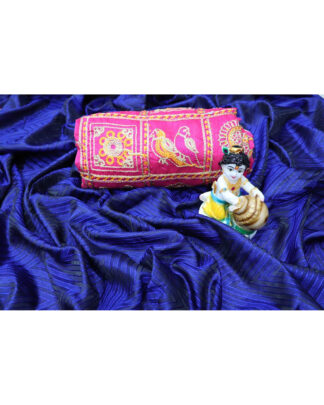 Sana Silk Blue Saree