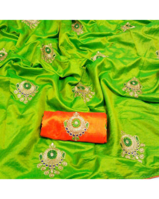 Sana Silk Green Saree