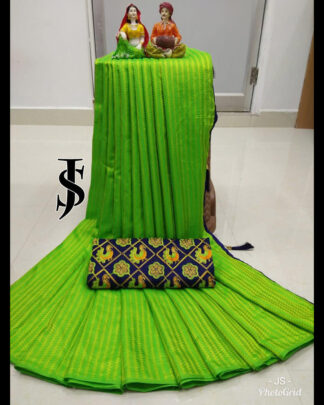Sana Silk Light Green Saree
