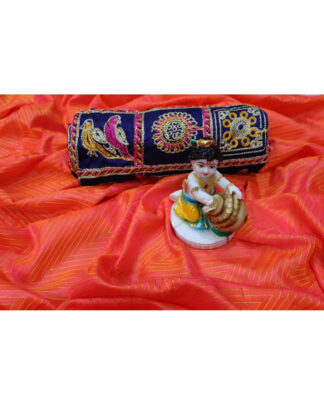 Sana Silk Orange Saree