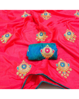 Sana Silk Peach Saree