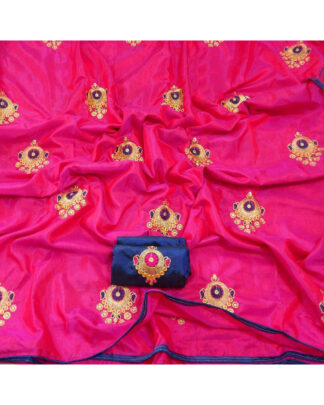 Sana Silk Pink Saree