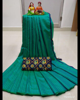 Sana Silk Sea Green Saree