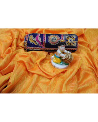 Sana Silk Yellow Saree