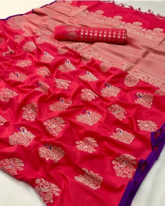 Soft And Pure Silk Magenta Saree