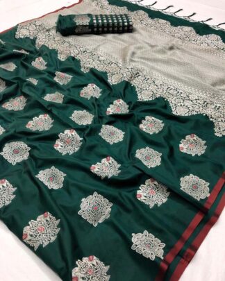 Soft And Pure Silk Green Saree