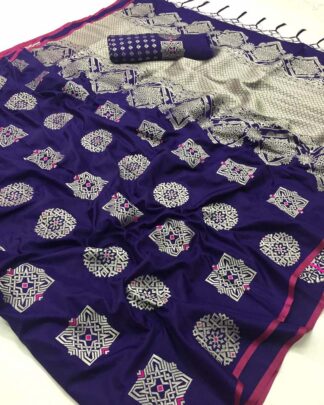 Soft And Pure Silk Blue Saree