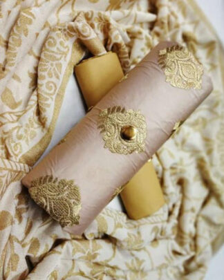 Light Pink Cotton Fancy Salwar Suit