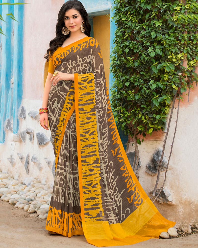 Tempting Multicolor Georgette Casual Wear Saree
