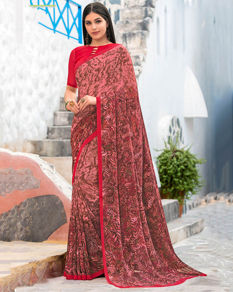 Marvelous Multicolor Georgette Casual Wear Saree
