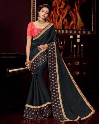 Topnotch Sea Green Cadbury Silk Saree