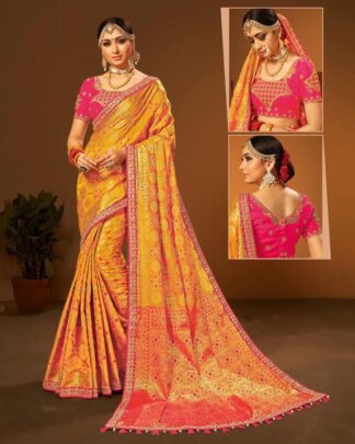 Topnotch Multicolor Banarasi Silk Saree