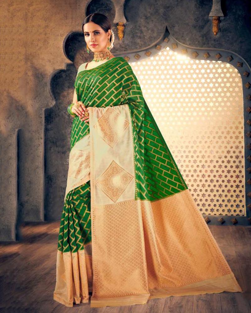 Regal Pink Silk Saree