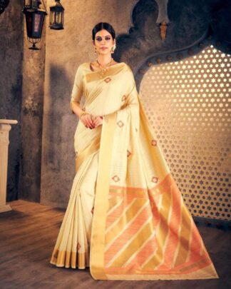 Groovy Red Silk Saree