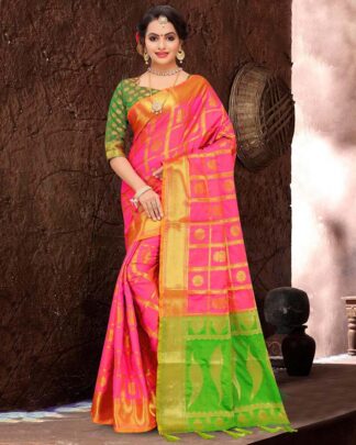 Superlative Red Patola Silk Saree