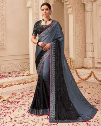 Stupendous Multicolor Banarasi Weaving Silk Saree