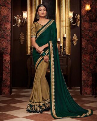 Staggering Multicolor Self Jacquard Pallu, Steel Silk Saree