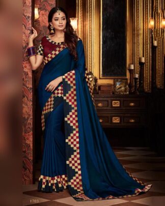 Flawless Dark Pink Cadbury Silk Saree