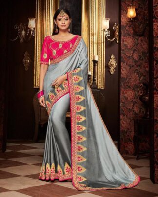 Spellbinding Pink Cadbury Silk Saree