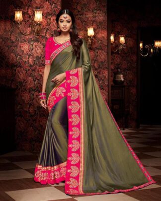 Dilettante Purple Cadbury Silk Saree