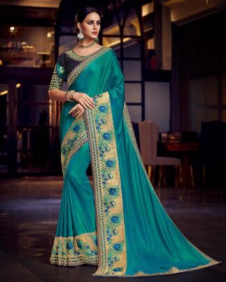 Distinctively Brown And Beige Fancy Fabric Saree