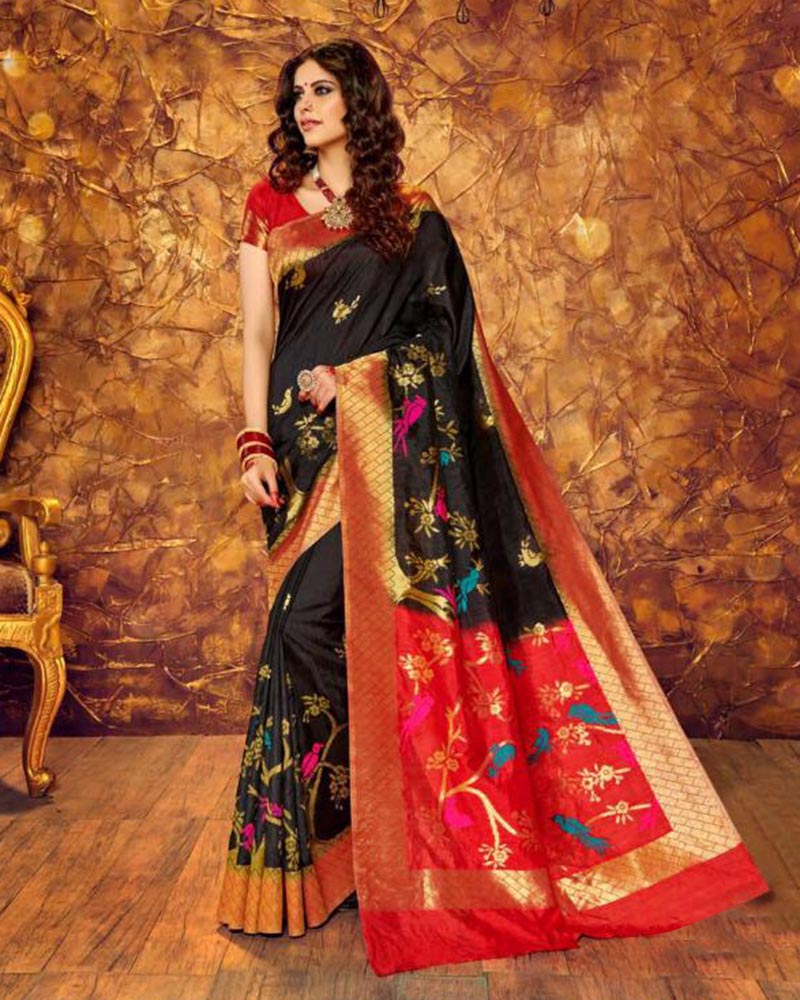 Sonorous Light Green Silk Saree