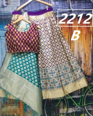 Green Brocade Banarasi Wedding Wear Lehenga Choli