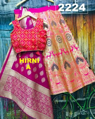 Green Brocade Banarasi Wedding Wear Lehenga Choli