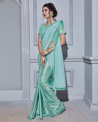 Mod Multicolor Fancy Saree