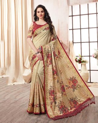 Honourable Multicolor Digital Printed Saree