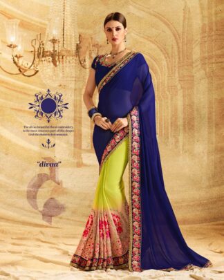 Invigorating Pink Georgette Saree