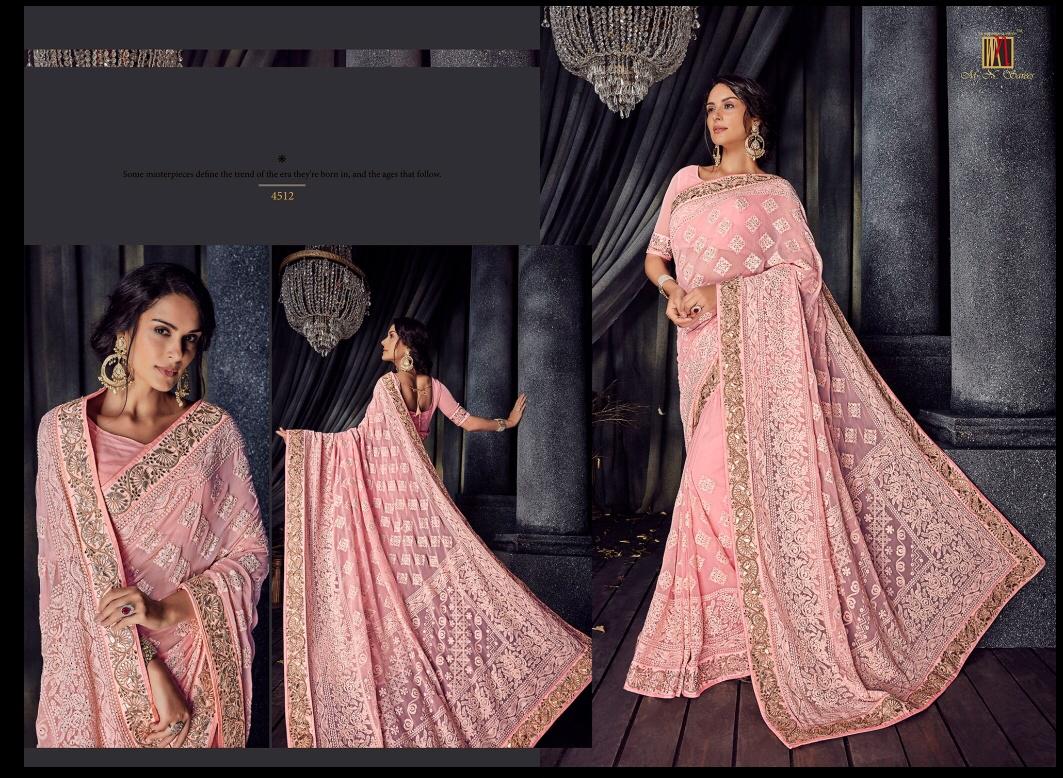 Topnotch Brown Pure Bemberg Lucknow Saree - Image 2