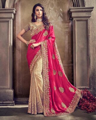 Lovely Gray Pure Satin Silk Saree