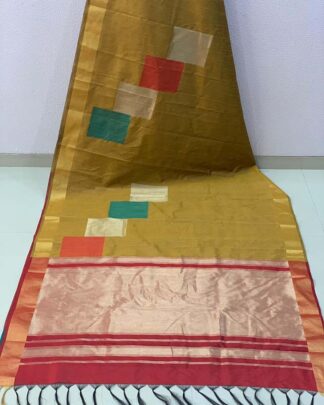 Mustard Festival Wear Banglori Silk Saree