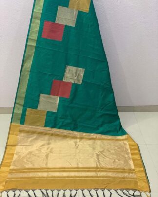 Sea Green Festive Wear Banglori Silk Saree