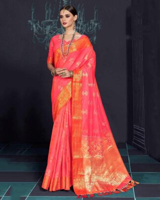 Honourable Purple Silk Saree