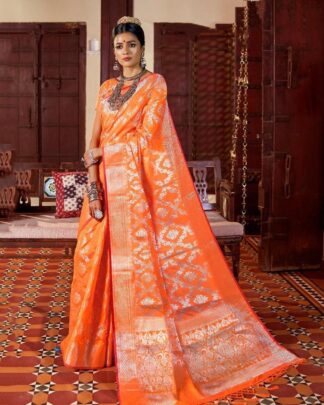 Marvelous Green Silk Saree