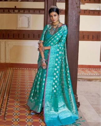 Ruritanian Purple Silk Saree