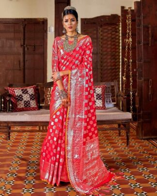 Exceptional Turquoise Silk Saree